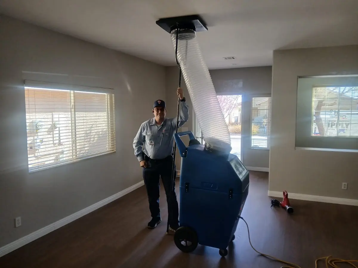 Professional Dryer Vent Cleaning work inside a College Park home